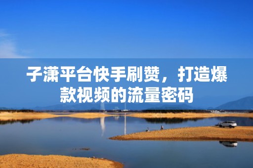 子潇平台快手刷赞，打造爆款视频的流量密码
