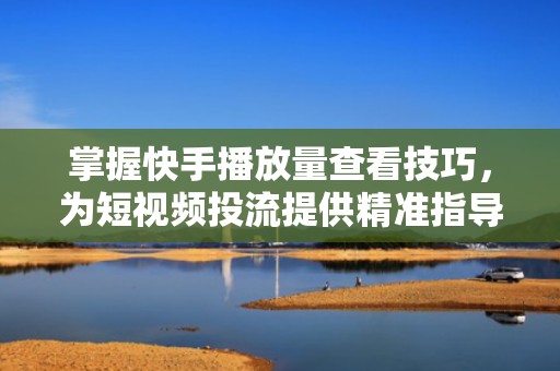 掌握快手播放量查看技巧，为短视频投流提供精准指导！