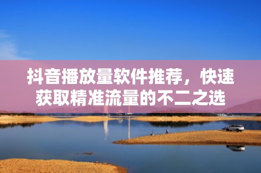 抖音播放量软件推荐，快速获取精准流量的不二之选