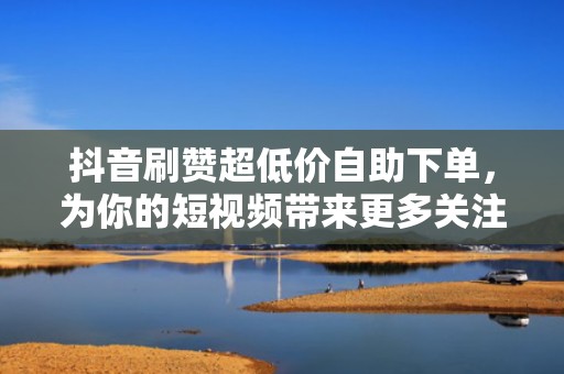 抖音刷赞超低价自助下单，为你的短视频带来更多关注