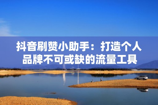 抖音刷赞小助手：打造个人品牌不可或缺的流量工具