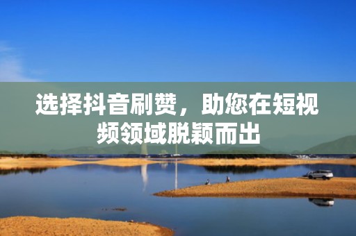 选择抖音刷赞，助您在短视频领域脱颖而出