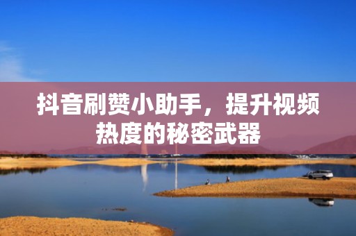 抖音刷赞小助手，提升视频热度的秘密武器