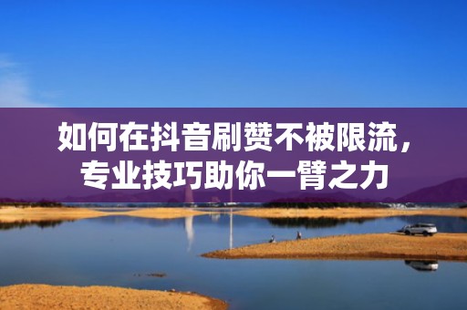 如何在抖音刷赞不被限流，专业技巧助你一臂之力