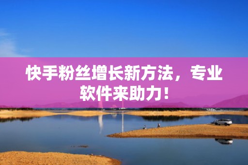 快手粉丝增长新方法，专业软件来助力！