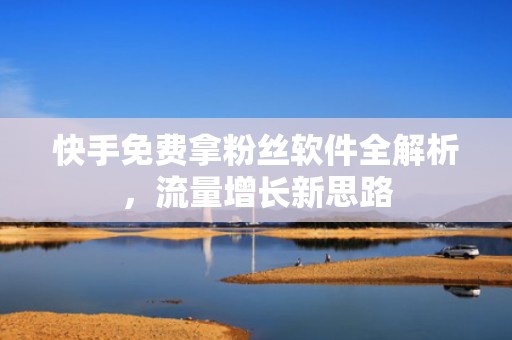 快手免费拿粉丝软件全解析，流量增长新思路