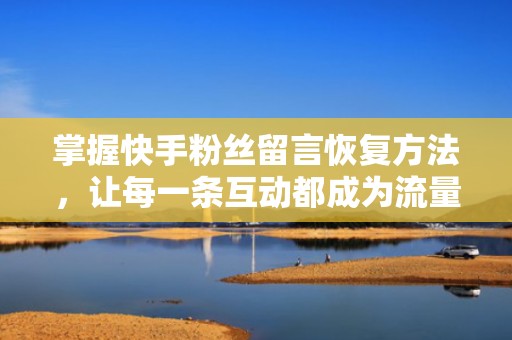掌握快手粉丝留言恢复方法，让每一条互动都成为流量增长的起点