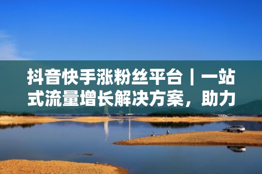 抖音快手涨粉丝平台｜一站式流量增长解决方案，助力中小创作者实现自然流量+付费投流双突破