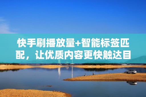 快手刷播放量+智能标签匹配，让优质内容更快触达目标用户群体，增强互动转化