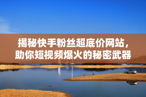 揭秘快手粉丝超底价网站，助你短视频爆火的秘密武器