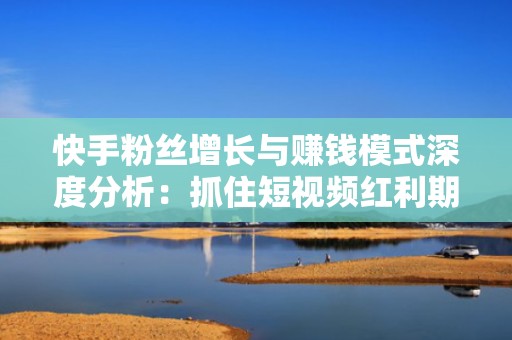 快手粉丝增长与赚钱模式深度分析：抓住短视频红利期的关键点