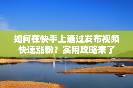 如何在快手上通过发布视频快速涨粉？实用攻略来了