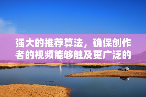 强大的推荐算法，确保创作者的视频能够触及更广泛的受众