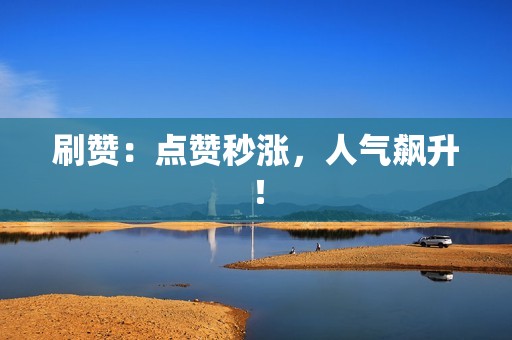 刷赞：点赞秒涨，人气飙升！